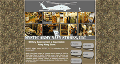 Desktop Screenshot of mysticarmynavy.com