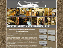 Tablet Screenshot of mysticarmynavy.com